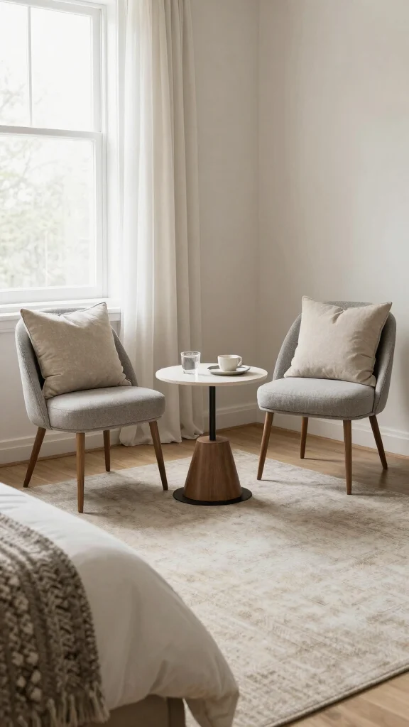 18 Ways to Place Furniture in Your Bedroom for Optimal Space - 12. Position Furniture for Conversation 1