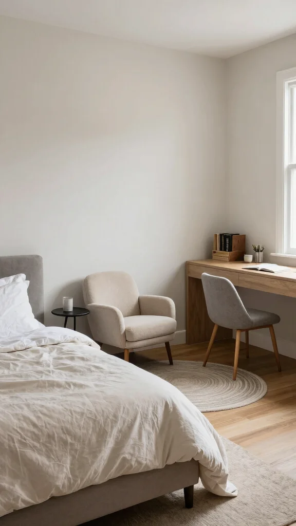 18 Ways to Place Furniture in Your Bedroom for Optimal Space - 5. Create Zones for Functionality 1