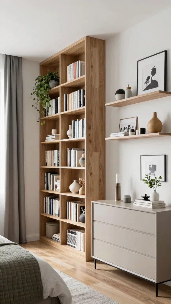 18 Ways to Place Furniture in Your Bedroom for Optimal Space - 6. Maximize Vertical Space 1