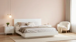 19 Bedroom with White Furniture and Wall Color Ideas