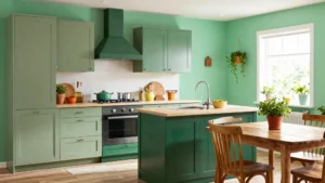 19 Best Green Paint Colors for Kitchen Cabinets