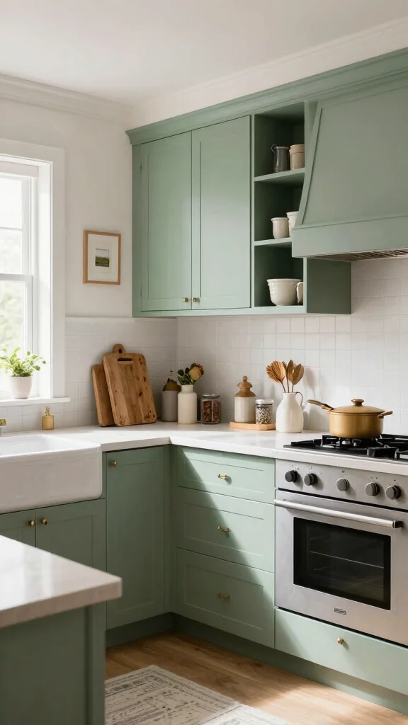 19 Sage Green Kitchens with White Cabinets That Always Look Good - Conclusion 1