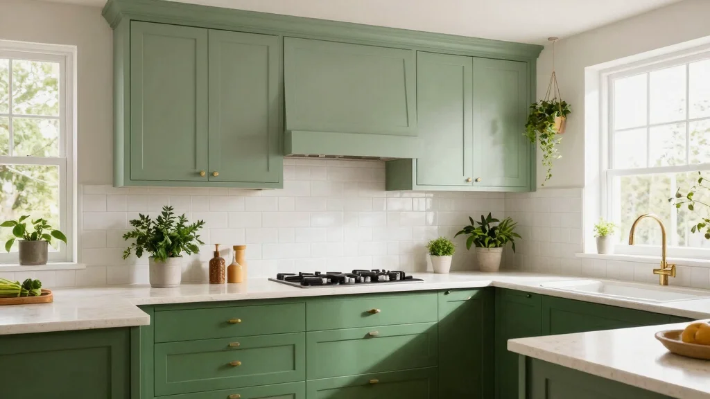 20 Green Two-Tone Kitchen Cabinet Ideas to Refresh Your Space