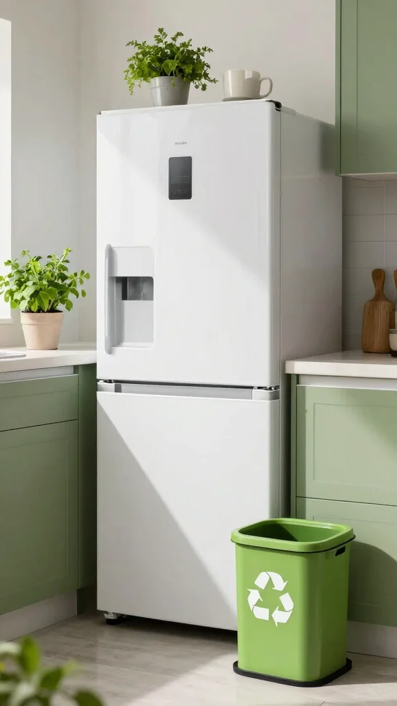 20 Green and White Kitchen Design Ideas That Never Go Out of Style - 19. Sustainable Practices 1