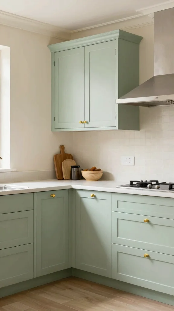 20 Trendy Green Paint Colors for Kitchen Walls & Cabinets - 20. Delicate Jade 1