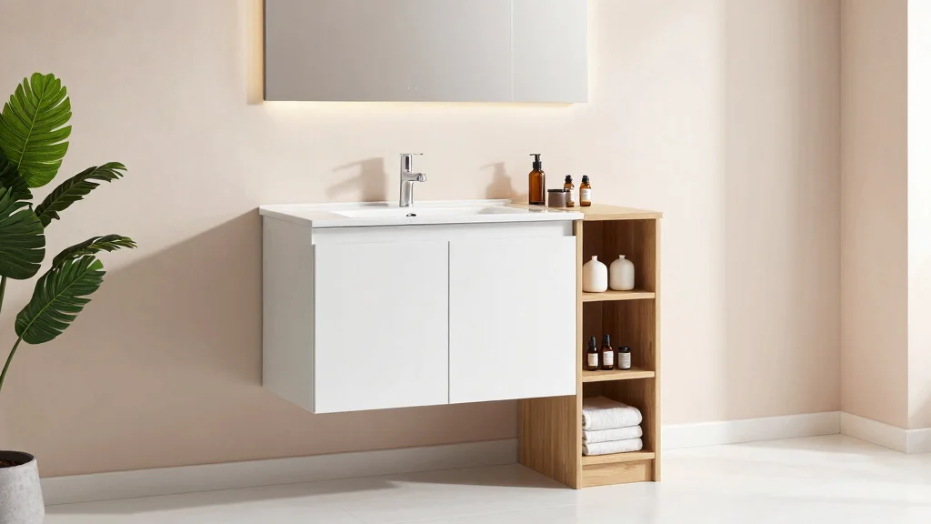 16 Bathroom Vanity with Storage Tower Ideas That Add Height
