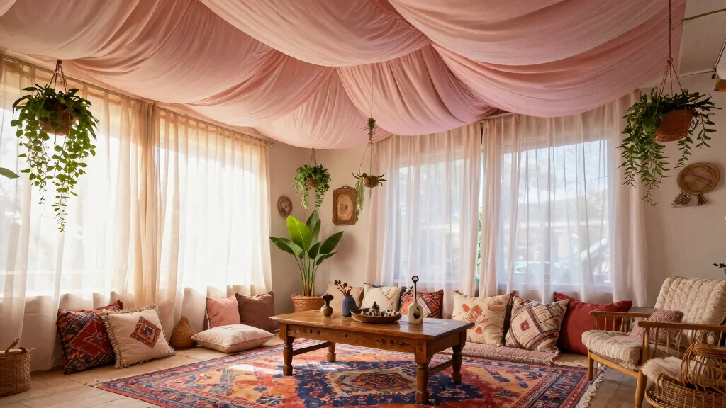 16 Fabric Ceiling Ideas for a Soft Dramatic Effect