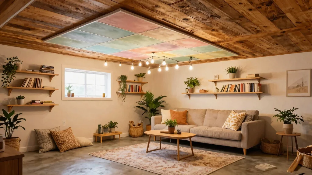 10 Basement Ceiling Ideas: Budget-Friendly and Creative