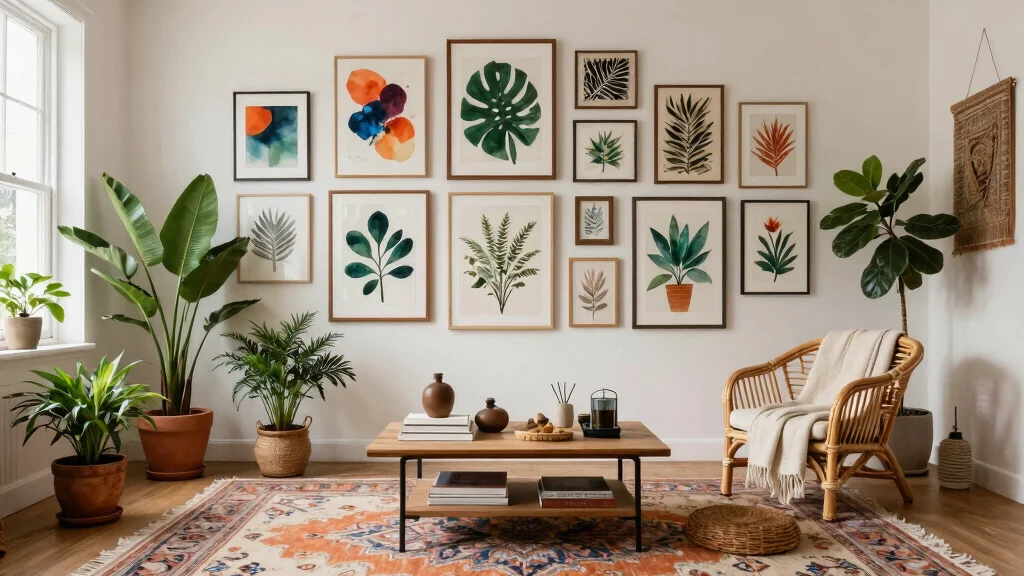 10 Living Room Gallery Wall Ideas for a Personal Touch