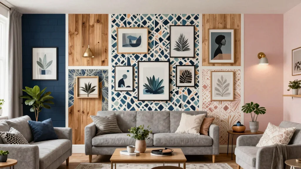 12 Living Room Accent Wall Ideas That Add Drama and Style